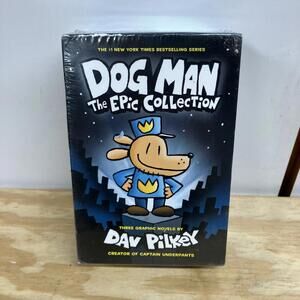 Dog Man: The Epic Collection 3 Book Hardcover Box Set Sealed (Dav Pilkey)